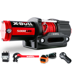 X-BULL 5000LB / 2267kg 12V Synthetic Rope Electric Wireless Winch