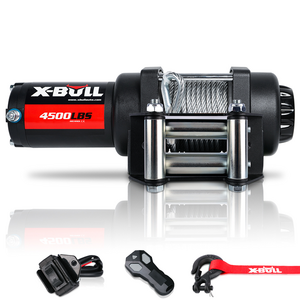 X-BULL 4500LB / 2041kg 12V Steel Cable Electric Wireless Winch
