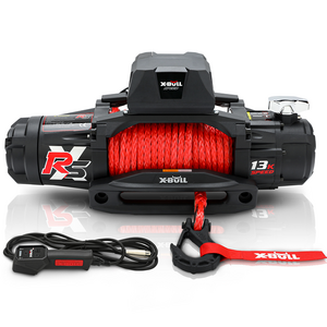 X-BULL 13000LB / 5886kg 12V Synthetic Rope Electric Wireless Winch