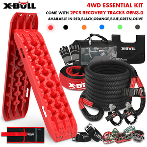 X-BULL Medium Recovery Kit with Red Tracks