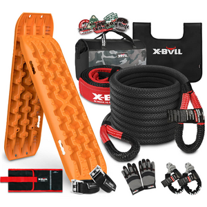 X-BULL Heavy Duty Winch Recovery Kit with Orange Gen 3.0 Tracks