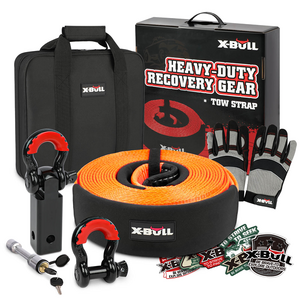 X-BULL 4x4 Recovery Kit with Hitch Receiver
