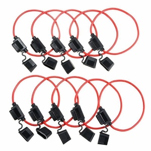 Aimall 10PCS 12V 40A Waterproof Standard Blade Inline Fuse Holder