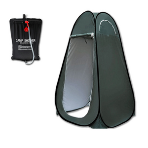 Bargene Green Pop Up Portable Shower /Toilet/ Privacy Room with Shower Bag