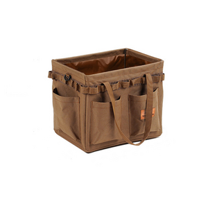 Elosung Brown Heavy Duty Foldable Outdoor Camping Storage Box