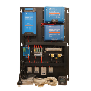 Victron Pre-Wired Power Panel with 30A DC, AC, and Solar Charger