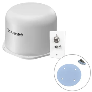 Cowfish VanTenna Premium Antenna Package with 12V TV Wall Plate and 10m Cable