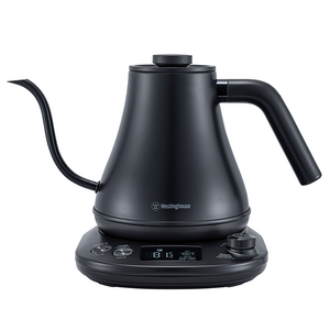 Westinghouse 1200W Black Stainless Steel Gooseneck Kettle