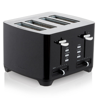 Westinghouse 4 Slice Black Toaster