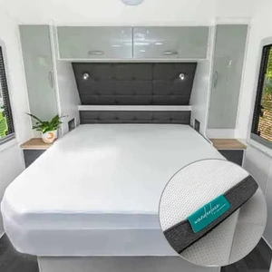 Dreamer RV Caravan Queen Mattress Topper and Protector