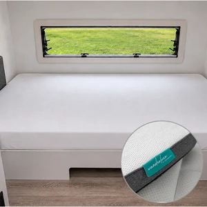 Dreamer RV Camper Single 2 Mattress Topper and Protector
