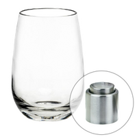 D-Still 350ml Stemless Unbreakable Wine Glass, Set of 4