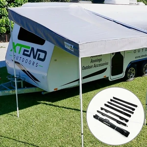 Xtend Medium BBQ Porch with Black Anti-Flap Kit (AFK) Pro Bundle