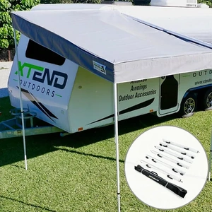 Xtend Small BBQ Porch with White Anti-Flap Kit (AFK) Pro Bundle