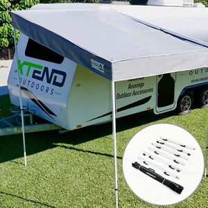 Xtend Medium BBQ Porch with White Anti-Flap Kit (AFK) Pro Bundle
