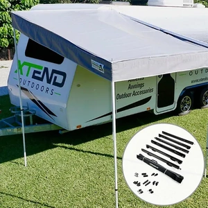 Xtend Small BBQ Porch with Black Anti-Flap Kit (AFK) Pro+ Bundle