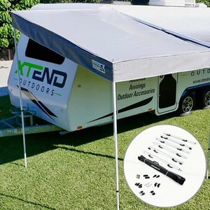 Xtend Medium BBQ Porch with White Anti-Flap Kit (AFK) Pro+ Bundle