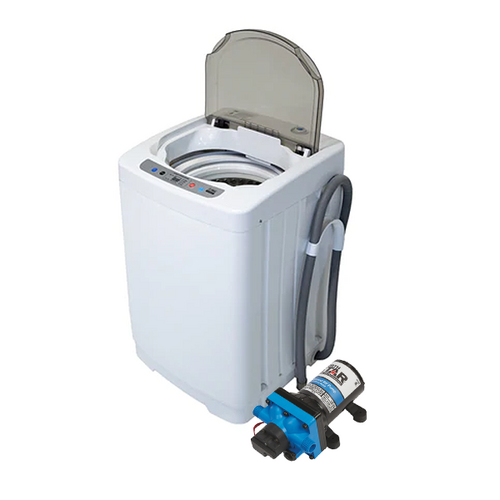 Aussie Traveller 2.5kg Top Load Washing Machine Bundle with Northstar RV Pump (11.4lpm)