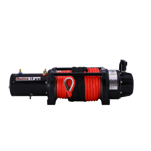 Runva 13XP Premium 12V Winch with Synthetic Rope