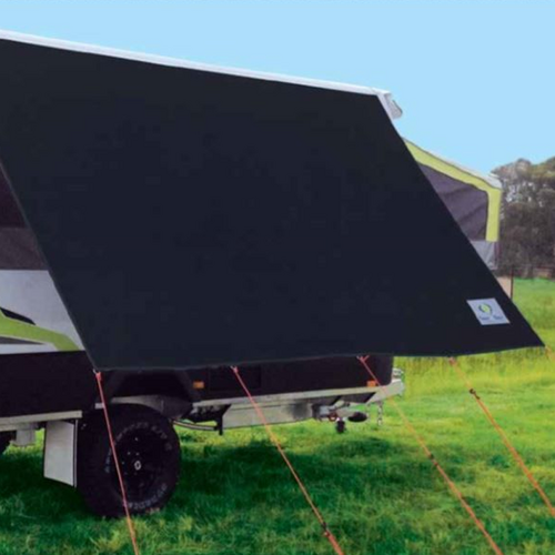 Coast Campervan Black Offside Privacy Sunscreen, W2780mm x H2050mm