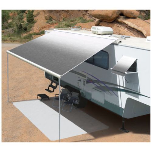 Carefree 12V Freedom 3.5m White Casette / Silver Shale Fade Box Awning, 351386D25TM
