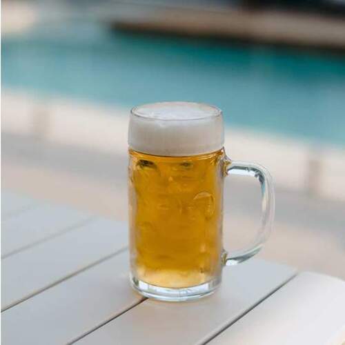 D-Still 1.3 Litre Polycarbonate Dimple Beer Mug, Single Pack