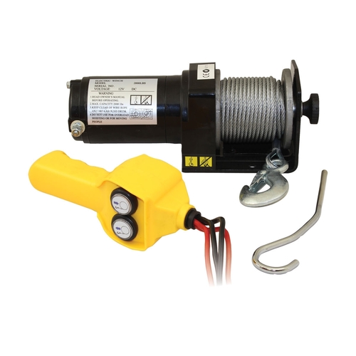 BLA 12 Volt Electric Winch - 2000LB