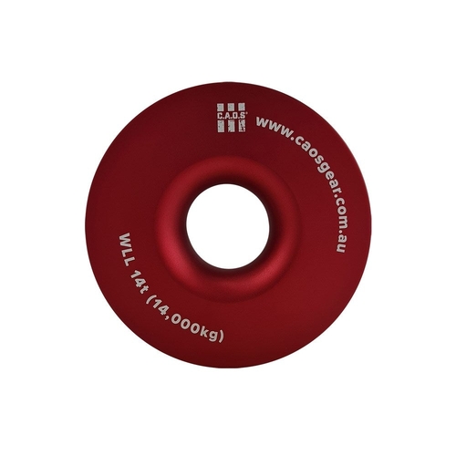 CAOS 6" Red Aluminium Winch Ring
