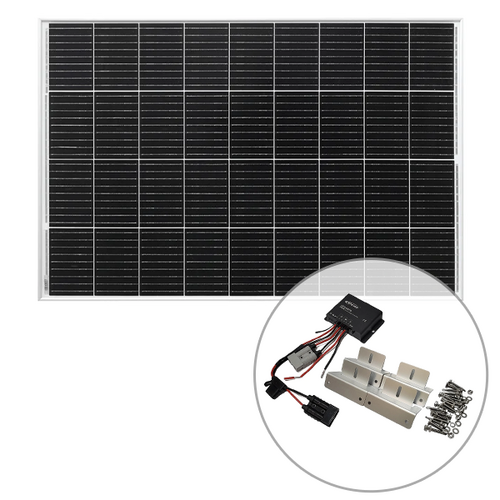 Aussie Traveller 160W Fixed Solar Panel Caravan Kit