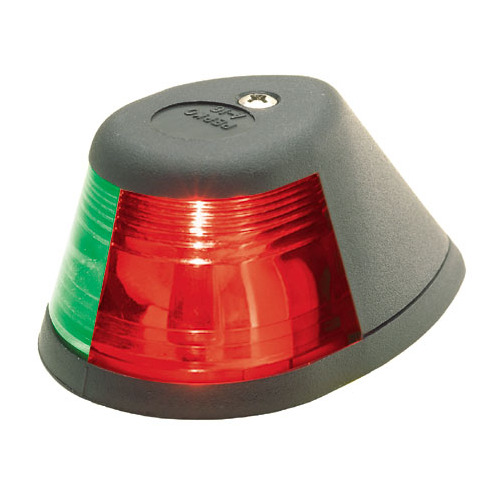 Perko Bi-Colour Horizontal Mount Navigation Light with Compact Low / Profile, Black