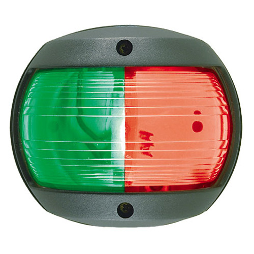 Perko Bi-Colour Side Mount Navigation Light, Black, 20m Vessels