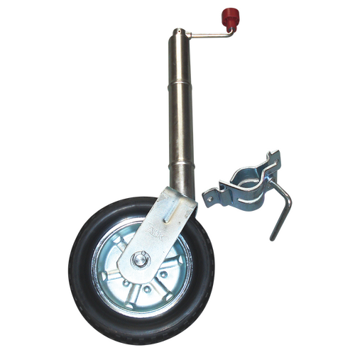 ALKO 10" Jockey Wheel with Clamp & Solid Tyre, 623650