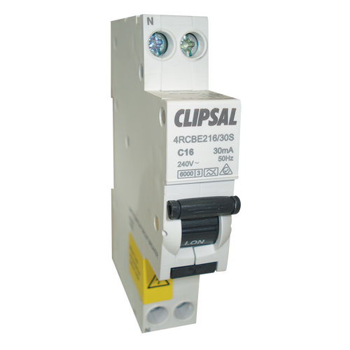 Clipsal Circuit Breaker with Earth Leakage - CLI4RCBE216/30S