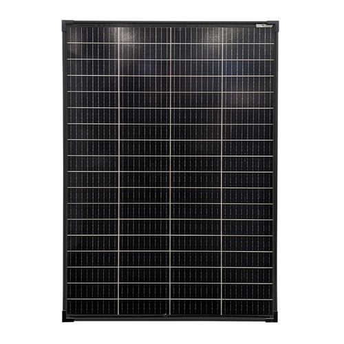 Sphere 130W Mono Crystalline Twin Cell Black Fixed Solar Panel