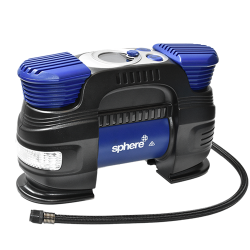 Sphere 12V Rapid Flow Tyre Inflator Air Compressor 45-48 L/min - B57A