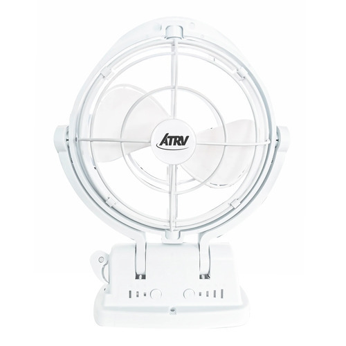 Aussie Traveller 12/24V ATRV Interior Fan, White