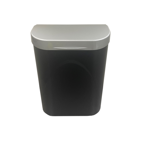 Aussie Traveller Black DC Door Bin with Silver Lid