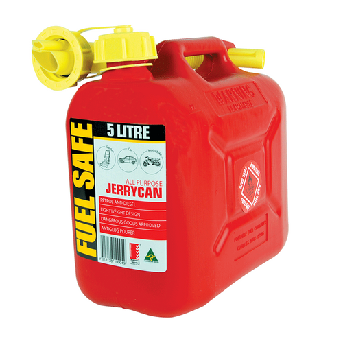 Fuel Safe 5 Litre All Plastic Jerry Can