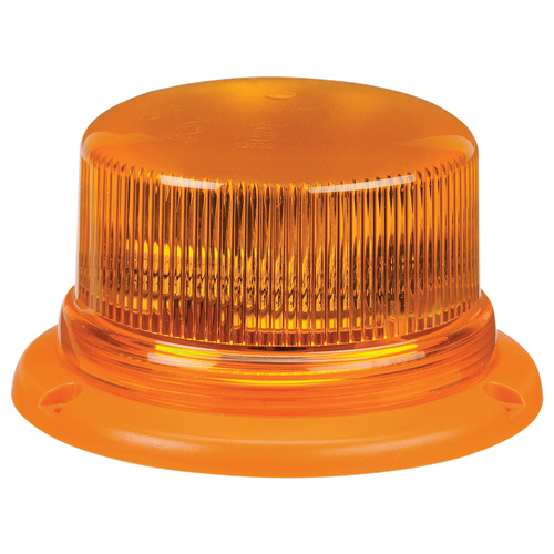 Narva Amber 'Eurotech' Low Profile LED Strobe/Rotator Light, Orange Base