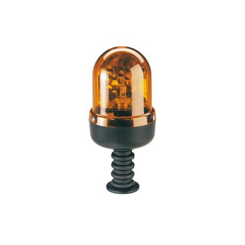 Narva 12/24V Hi Optics 'Baby Flex' Rotating Beacon, Amber