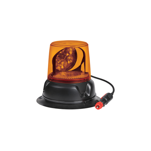 Narva 12/24V Aeromax LED Rotating Beacon with Magentic Base, Amber