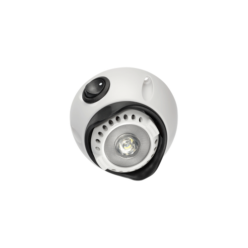 Narva 10-30V LED Interior Swivel Lamp, White Finish