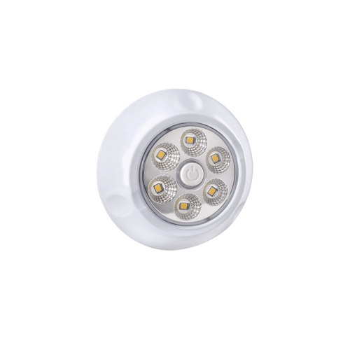 Narva 9-33V LED Interior Swivel Lamp, White Finish