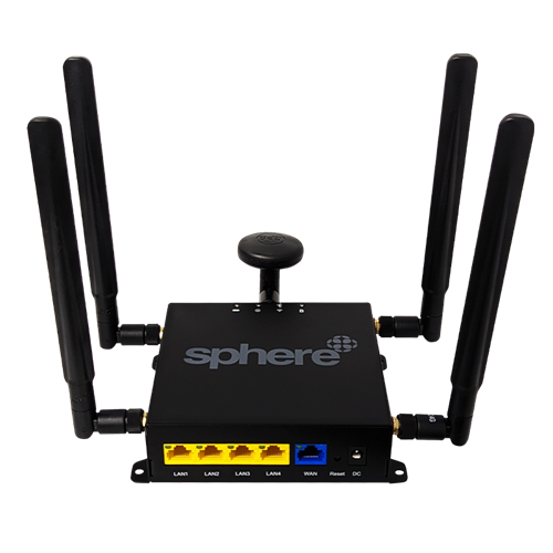 Sphere CAT6 4G WiFi Router with GPS