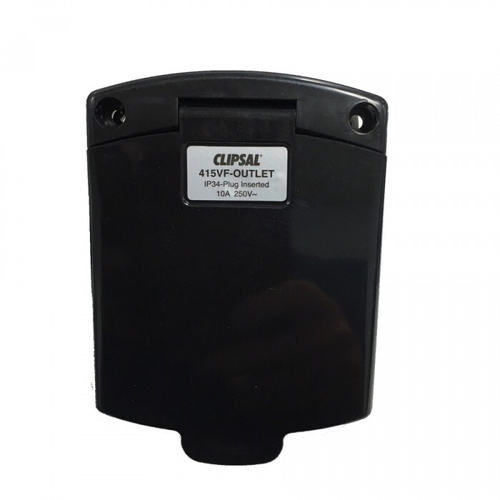Clipsal External 10Amp Power Outlet - Black