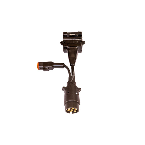 Elecbrakes Plug & Play - Adapter Large Round 7 pin to Flat 12 pin socket