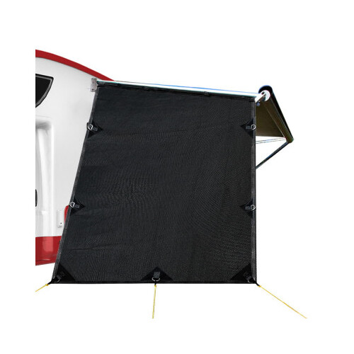 DZ 1.95 x 2.2m Black Caravan End Screen