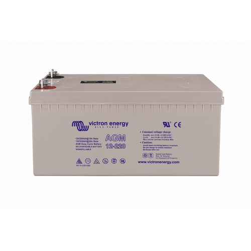 Victron 12V/240Ah AGM Deep Cycle Battery with M8 threaded insert terminals
