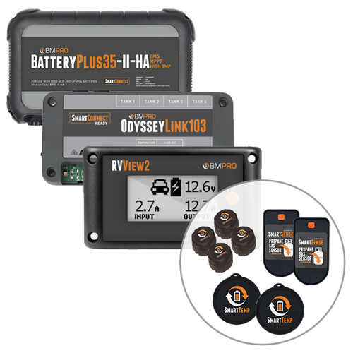 BMPRO Battery Managament System with SmartConnect Premium Complete RV Sensor Kit