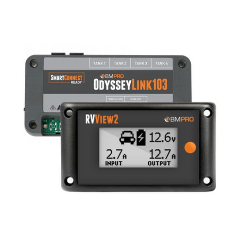 BMPRO RV View 2 Battery Monitor with OdysseyLink103